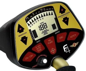 Fisher F4 Treasure Detector (11'' DD Head)