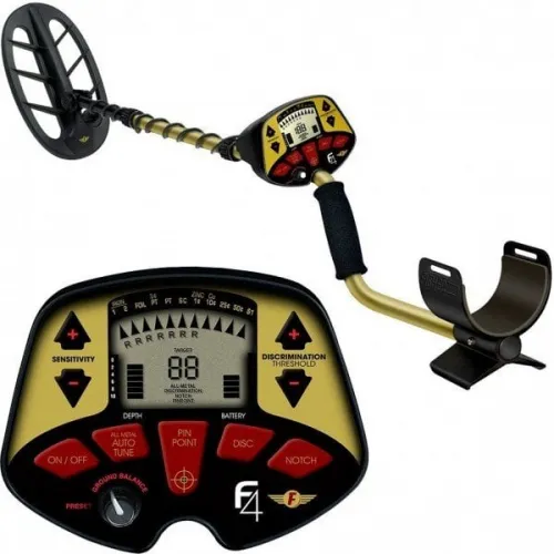 Fisher F4 Treasure Detector (11'' DD Head)