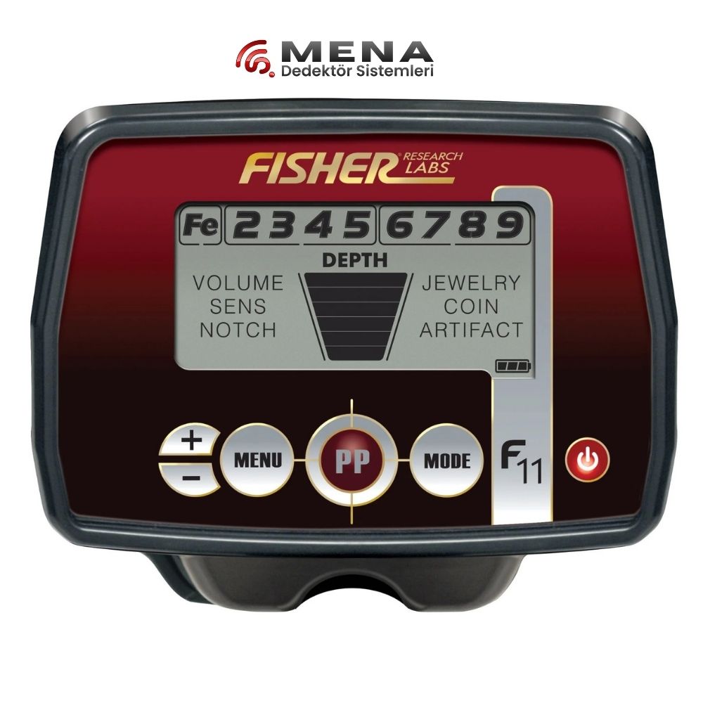 Fisher F11 Treasure Detector (7'' Waterproof Head)