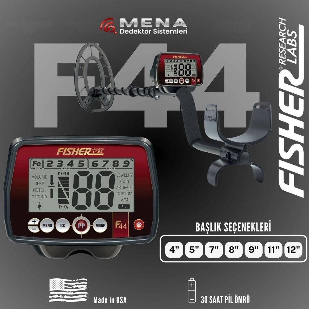 Fisher F44 Treasure Detector