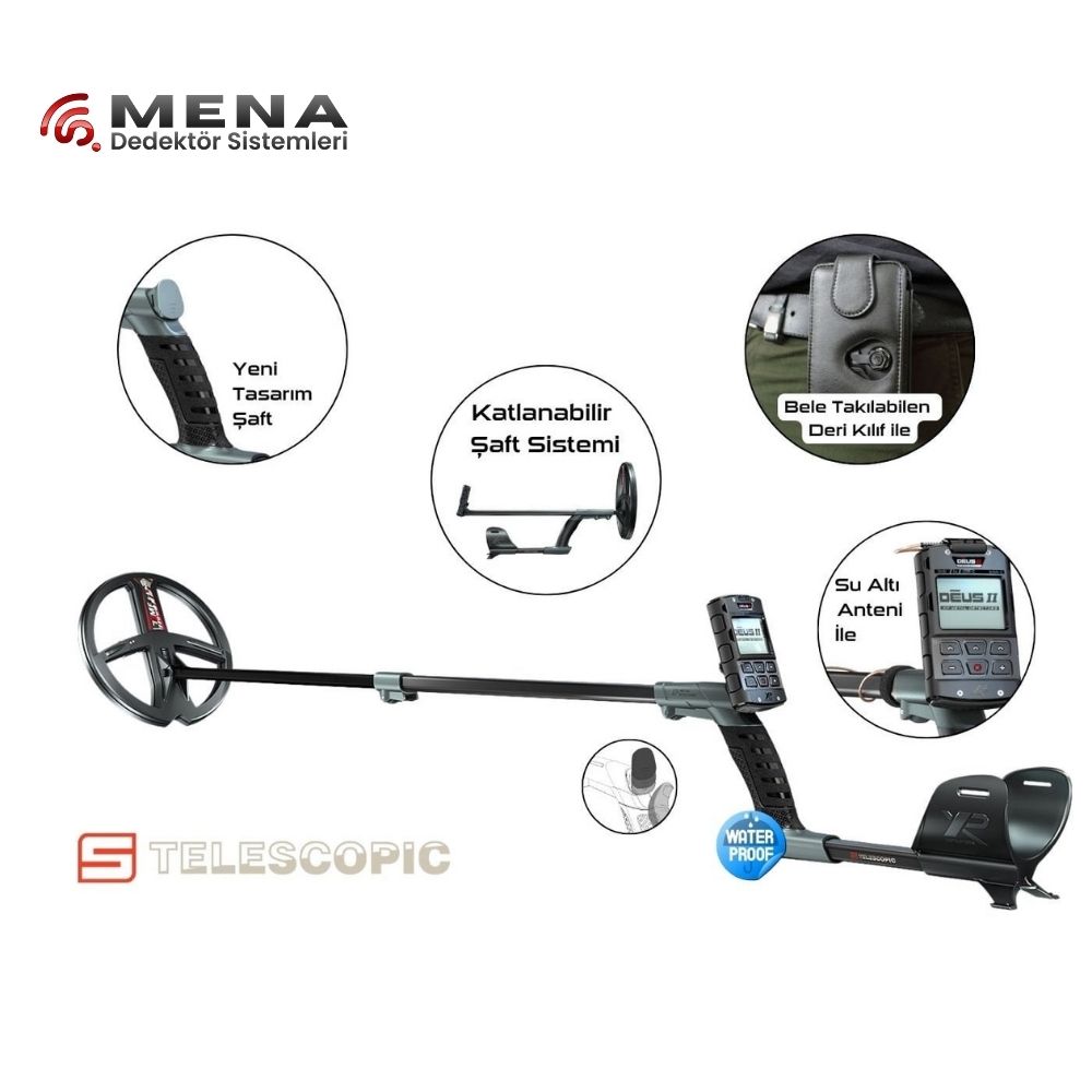 XP Deus 2 Dedektör  (22CM FMF Başlıklı)