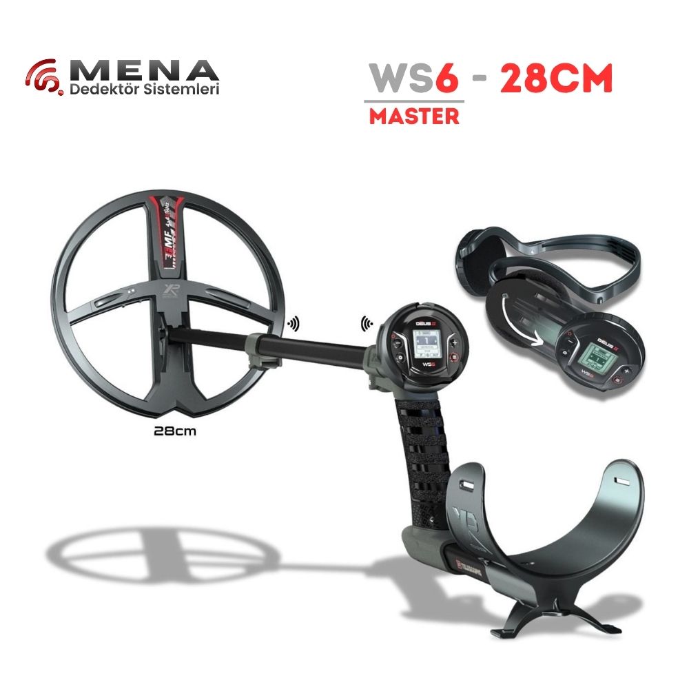 XP Deus WS6 Master Dedektör (28CM FMF Başlıklı)