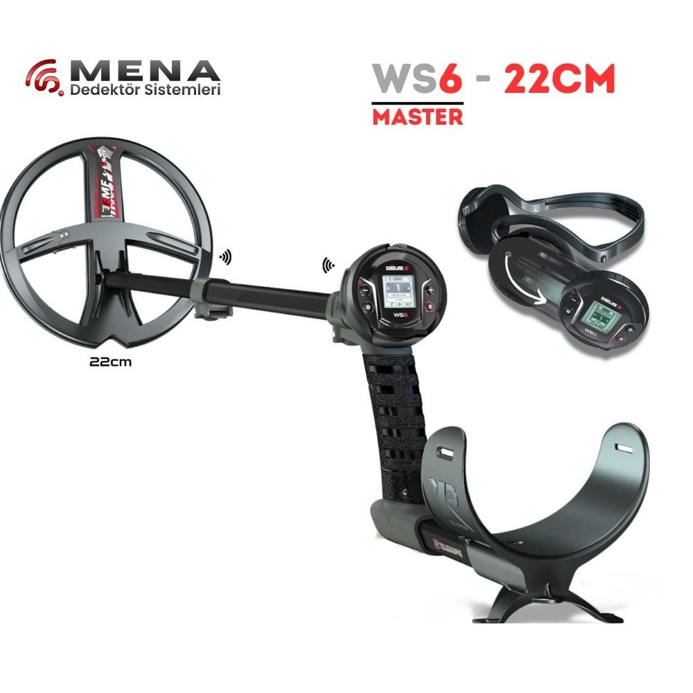 XP Deus WS6 Master Dedektör (22CM FMF Başlıklı)